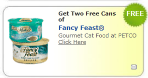 Two Free Cans of Fancy Feast at Petco