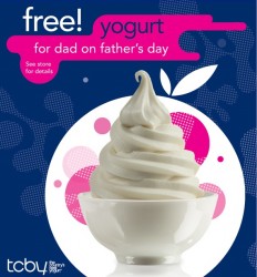 TCBY: Free Cone for Dad on His Day+ Other Father’s Day Deals