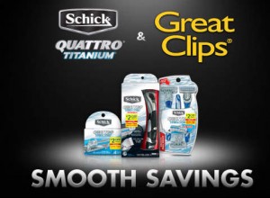 Free Schick Razor coupon with Great Clips Haircut
