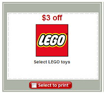 New Lego Toy Coupons Good at Target