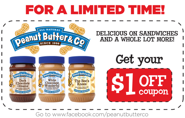 All Natural Peanut Butter $1/1 Printable on Facebook