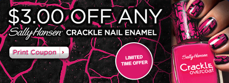 Rite Aid: $3 Sally Hansen Crackle Coupon