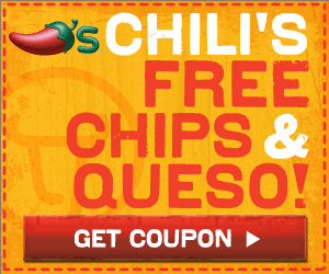 Chili’s Coupon | Free Chips and Queso