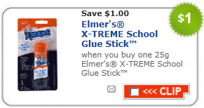 Elmer’s Glue Stick Coupon | Save $1 off One