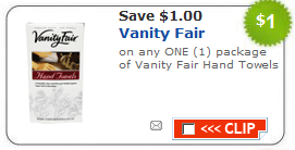Vanity Fair Hand Towels for $1.17