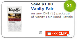 Vanity Fair Hand Towels for $1.17 Vanity Fair Hand Towels for $1.17