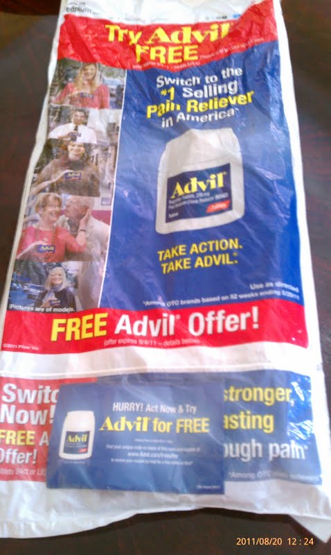 Free Advil Offer with Coupon Code