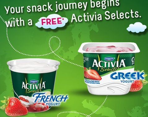 Get FREE Activia Selects coupon via Facebook