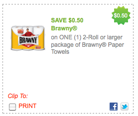 Printable Coupons: Brawny Paper Towels, Hefty Bags and More