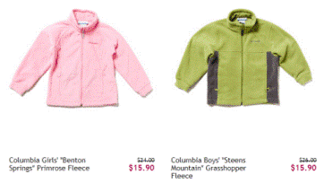 SOLD OUT: Columbia Fleece Jackets as low as $5.90 each