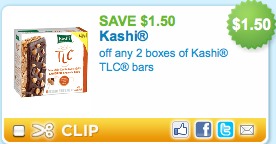 Kashi Coupons for Bars and Crackers