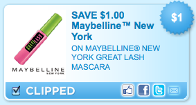 New Maybelline Mascara Coupon, Makes It Cheap at CVS