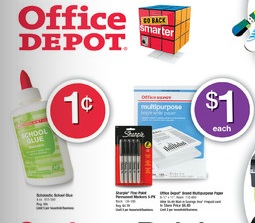 Office Depot Back to School Deals August 7-13