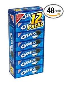 Oreo Sandwich Cookies 2oz package for $0.27 each