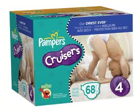 Size 4 Pampers Cruisers Diapers (68 ct) $10.59 Shipped