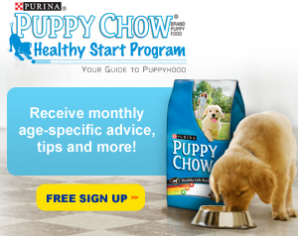 Save $2 off Purina Puppy Chow brand Puppy Food!