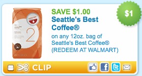 Seattle’s Best Coffee Coupon + Walmart Deal