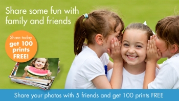 100 FREE Prints from Snapfish when you share your photos!
