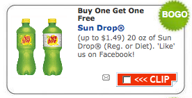 Sun Drop Soda Coupon | Buy One Get One Free