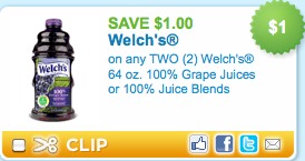 Welch’s Juice Coupon | Save $1 off Two Bottles + Walgreens Deal
