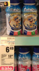 Pediasure Sidekicks for Just 99¢ per pack at CVS