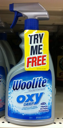 Try Me FREE Bottle of Woolite Oxy Deep Mail in Rebate