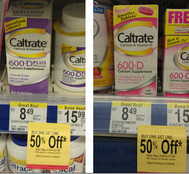 Caltrate Calcium Supplements Only 87¢ at Walgreens