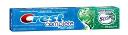 Free Crest Toothpaste from Vocalpoint