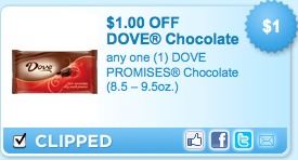 Dove Chocolate Printable Coupons