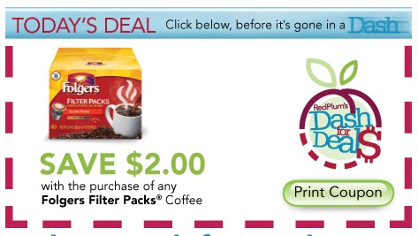 Folgers Printable Coupons