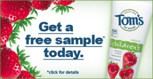 Free Tom’s of Maine Silly Strawberry Sample