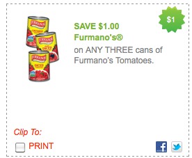 Furmano’s Tomatoes Printable Coupons