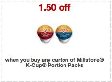 K-Cup Printable Coupons | Save $1.50 off One Pack