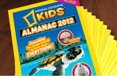 National Geographic Kids 2012 Almanac and three Weird but True Books for $16