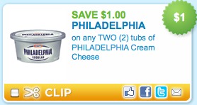 New Philadelphia Cream Cheese Coupon | Save $1