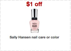 Free Sally Hansen Nail Clippers After printable Coupons at Target