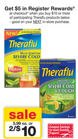 Theraflu Printable Coupons | Makes them 50 Cents at Walgreens Starting on 9/25