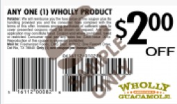 $2/1 Wholly Guacamole Product Printable Coupon