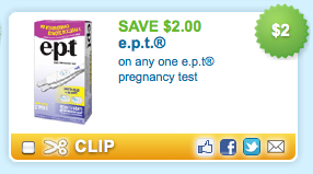 e.p.t Printable Coupons | Save $2 off One