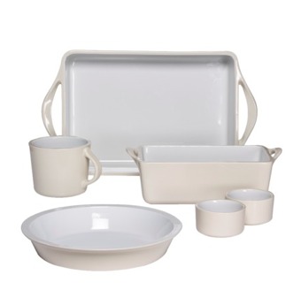 Giada De Laurentiis 6-pc. Ceramic Bakeware Set for $29.99