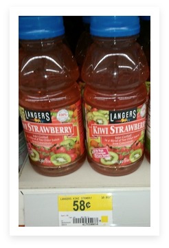 Langers Juice just 3¢ at Walmart after Printable Coupons