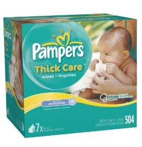 504 Pampers ThickCare Touch of Chamomile Wipes for $9.29