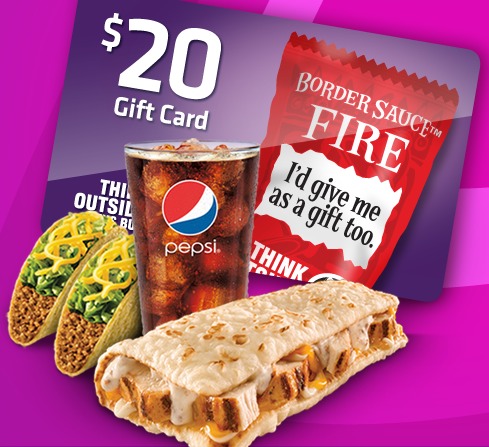 Buy a $20 Taco Bell GC and get a FREE Chicken Flatbread Sandwich Combo Meal