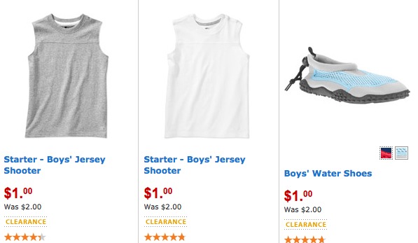Walmart: Clearance Clothing, Prices Start at $1