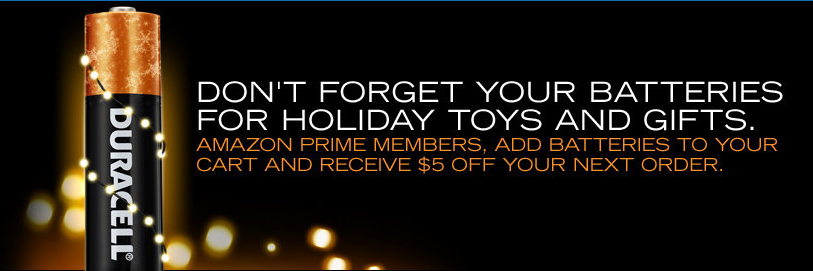 Pay as low as $2.72 for 20 Duracell Batteries after $5 discount!