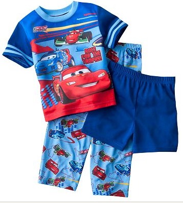 Three Piece Cars 2 PJs for $7.20 Shipped