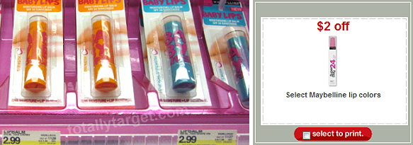 Target: Free Maybelline Lip Balm After Printable Coupons