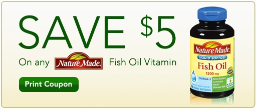 Nature Made Vitamin Printable Coupons | Save $5 at Rite Aid