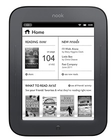 NOOK The Simple Touch Reader for $79.99