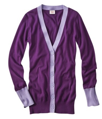 Mossimo Collegiate Cardigan w/ Piping for $6 Shipped